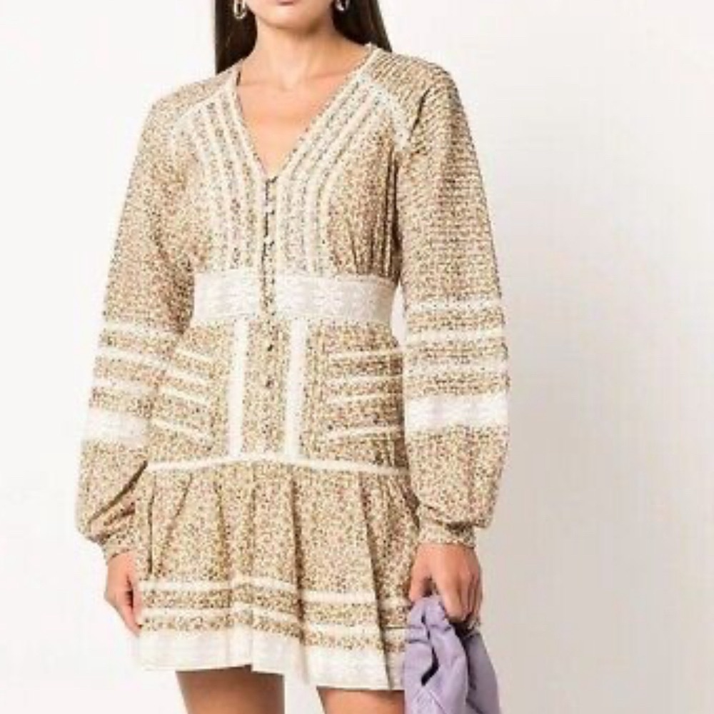 Veronica Beard Addilyn Floral Long Sleeve Dress 4